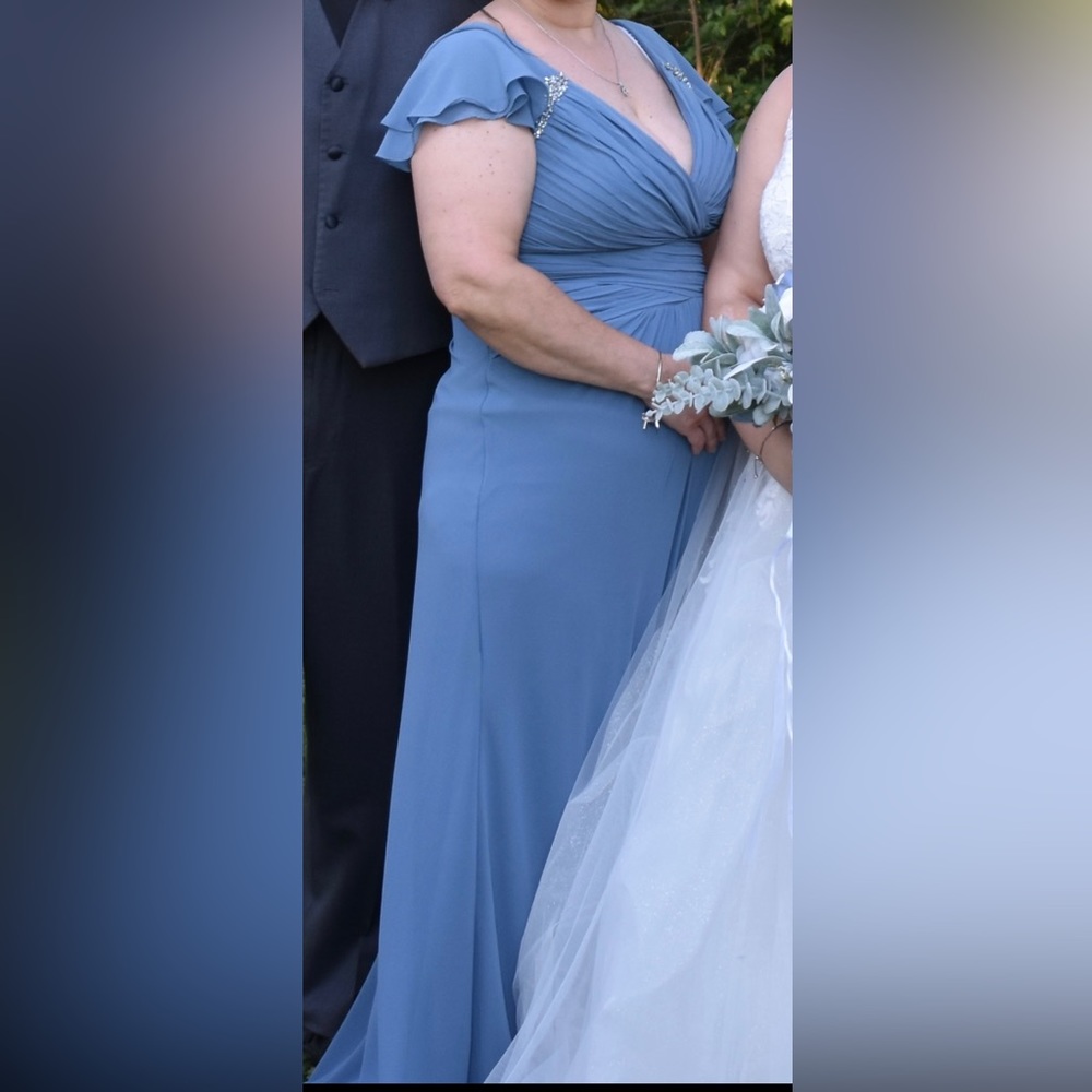 Size 14 Formal Blue Formal Dress